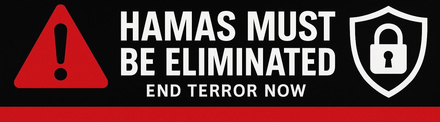 Hammas and islam must be eliminated